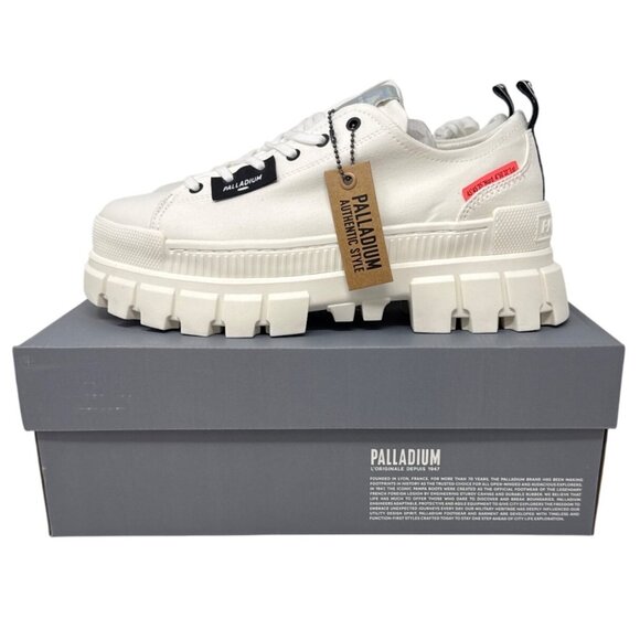 Palladium Revolt Lo TX Sneakers White Size 10 Women Chunky - Picture 4 of 13
